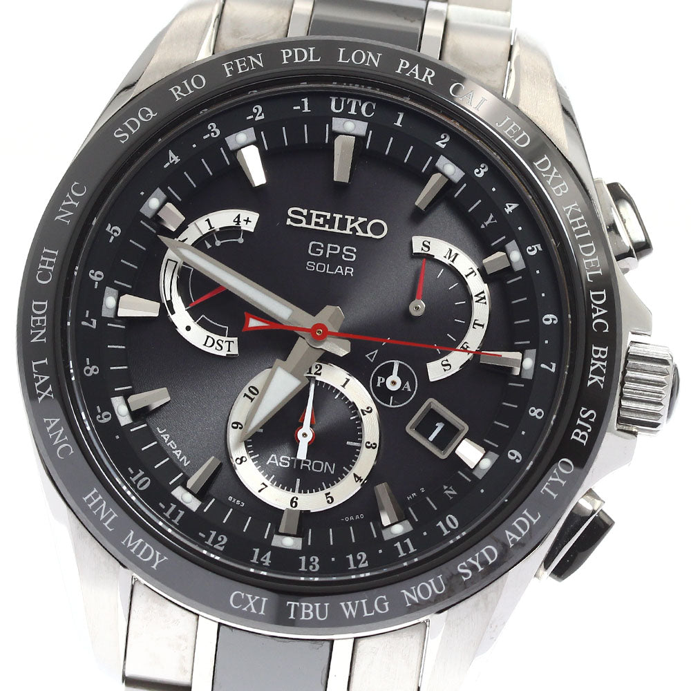 SEIKO Astron SBXB041/8X53-0AB0-2 Solar Powered Radio Men's Watch_905507