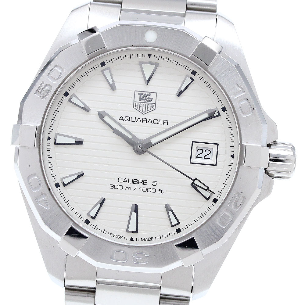 TAG HEUER Aqua racer WAY2111 Caliber 5 white Dial Automatic Men's Watch_905508