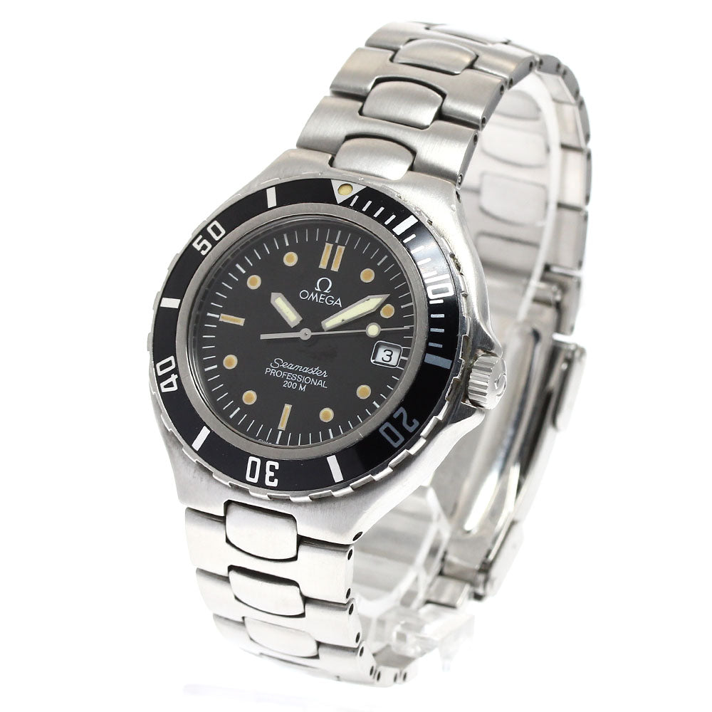 OMEGA Seamaster200 Date black Dial Quartz Men's Watch_905514