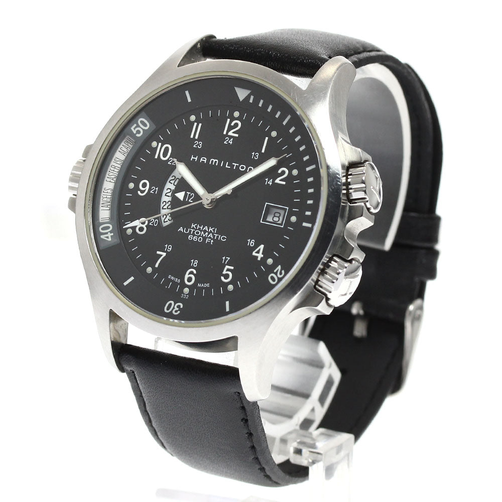 HAMILTON khaki H776151 GMT black Dial Automatic Men's Watch_905524