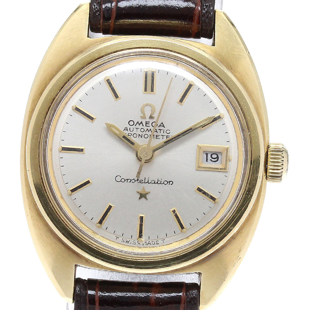 OMEGA Constellation 568.001 cal.682 Date Silver Dial Automatic Ladies Watch_905555