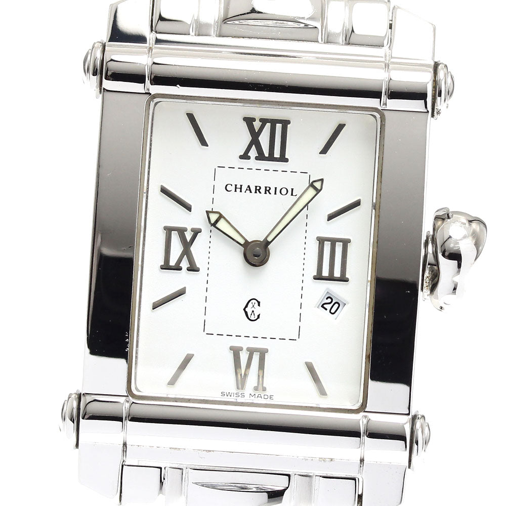 CHARRIOL Columbus CCSTRH8 Date white Dial Quartz Men's Watch_905578