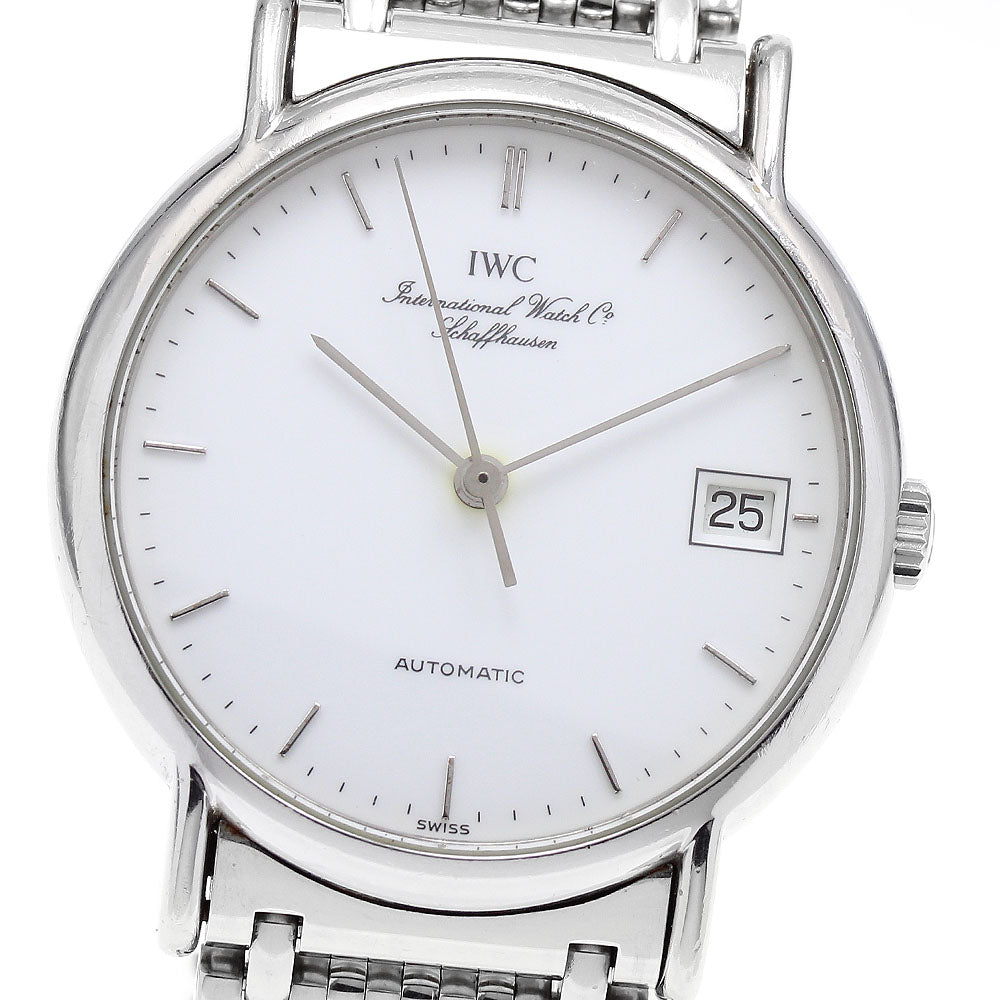 IWC SCHAFFHAUSEN Portofino IW351318 Date white Dial Automatic Men's Watch_905580