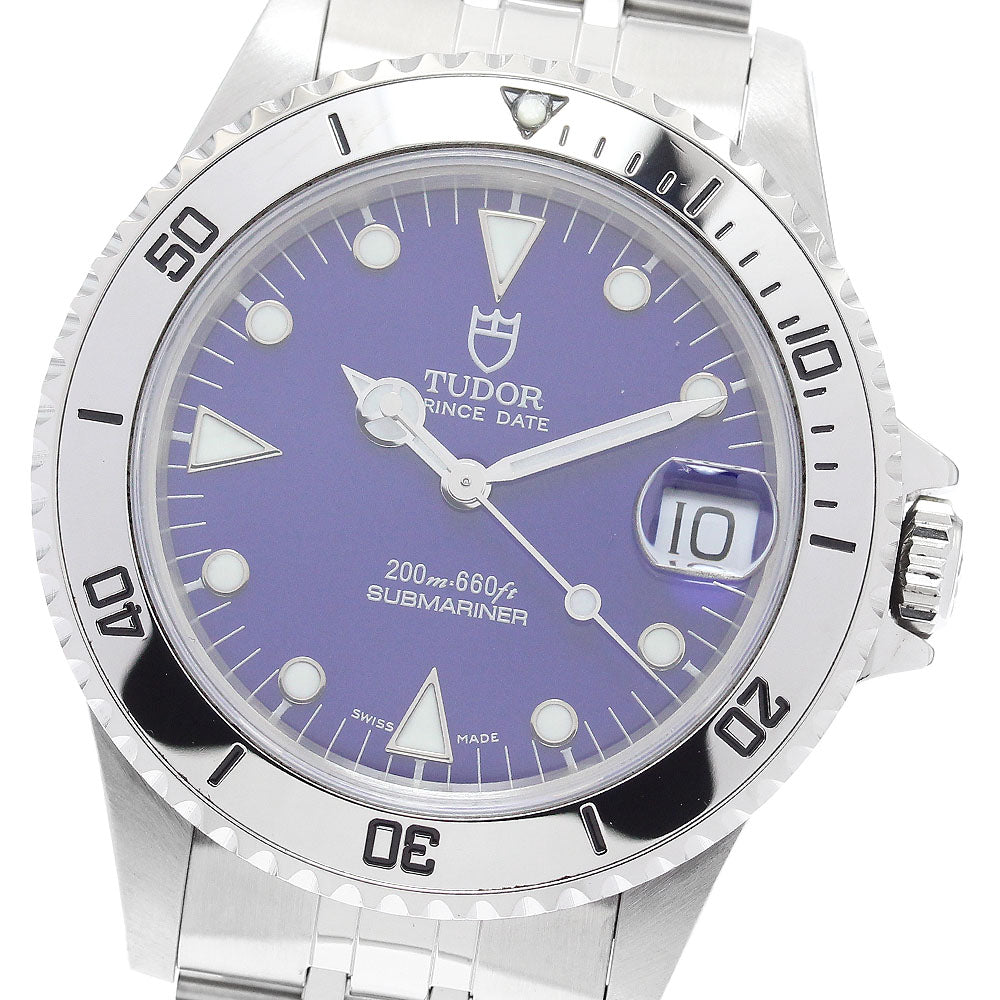 TUDOR Prince Date Submariner 75190 Blue Dial Automatic Men's Watch_905618