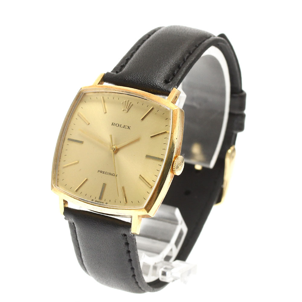 ROLEX Precision 3404 3 K18YG Cal.1225 gold Dial Hand Winding Men's Watch_905634