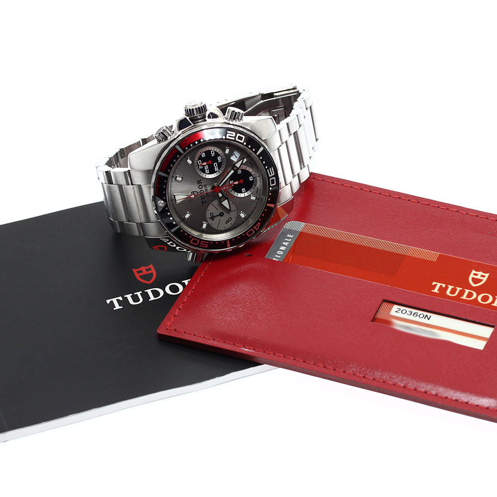 TUDOR Hydro Note II 20360N Chronograph Silver Dial Automatic Men's Watch_905645
