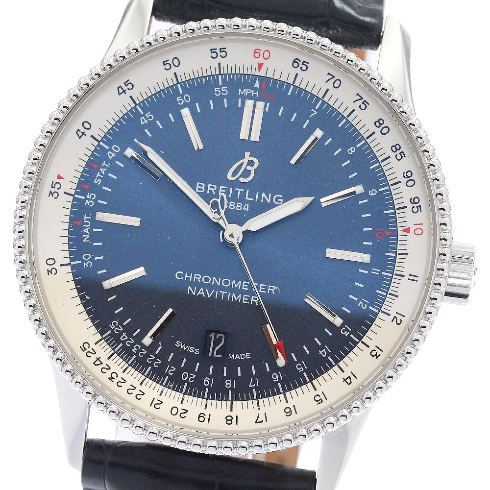 BREITLING Navitimer41 A17326 Date Navy Dial Automatic Men's Watch_905656
