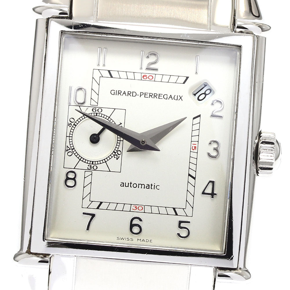 GIRARD PERREGAUX Vintage 1945 25932-11-111-1 Silver Dial Automatic Men's_905658