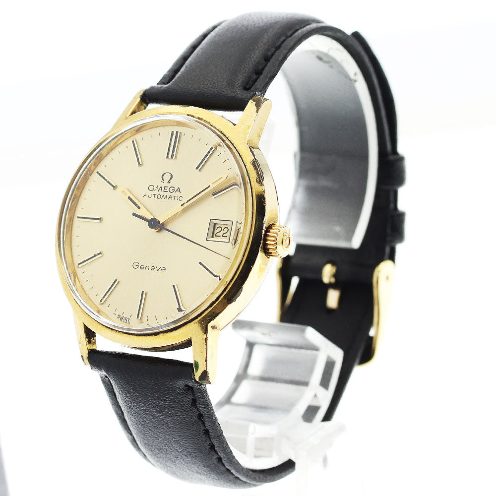 OMEGA Geneve 166.0163 Date Cal.1012 gold Dial Automatic Men's Watch_905670