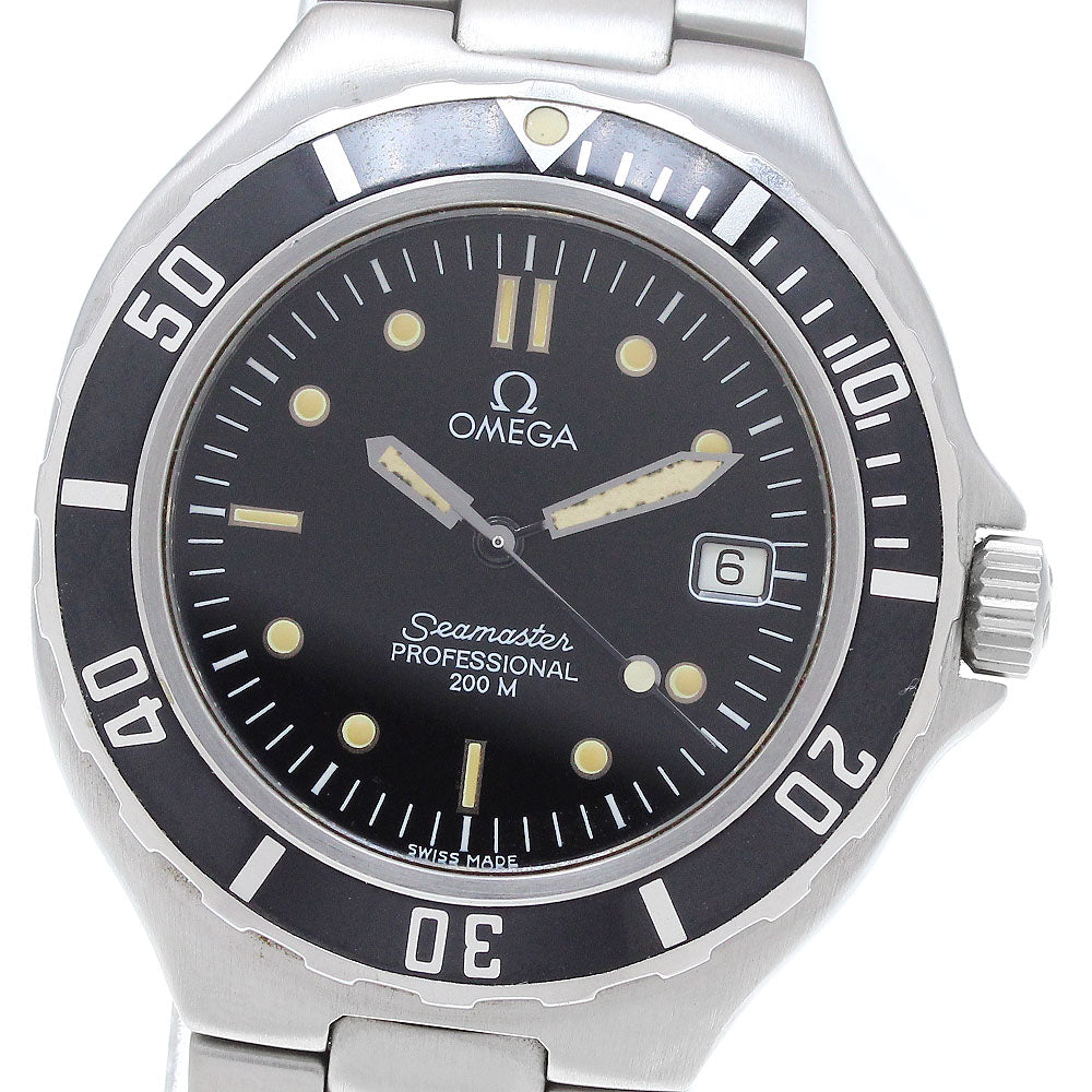 OMEGA Seamaster200 Date Black Dial Quartz Men's Watch_905671