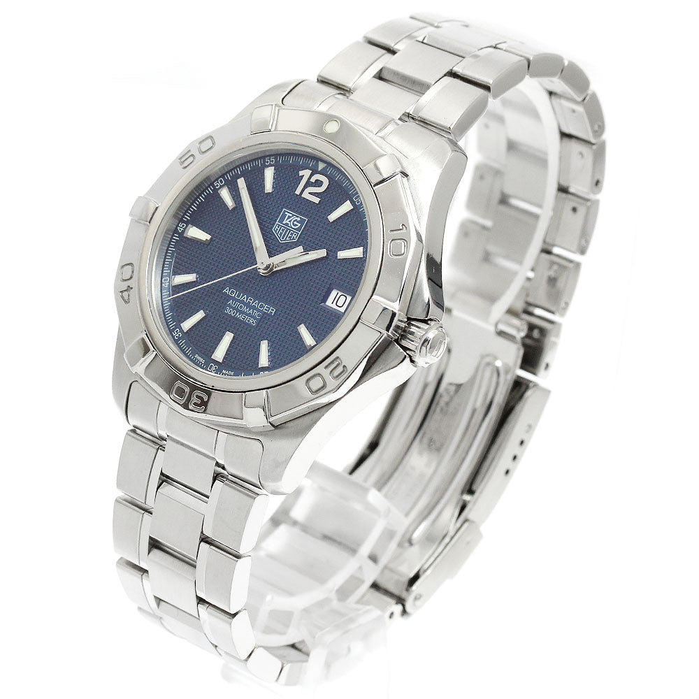 TAG HEUER Aqua racer WAF2112.BA0806 Date Navy Dial Automatic Men's Watch_905702