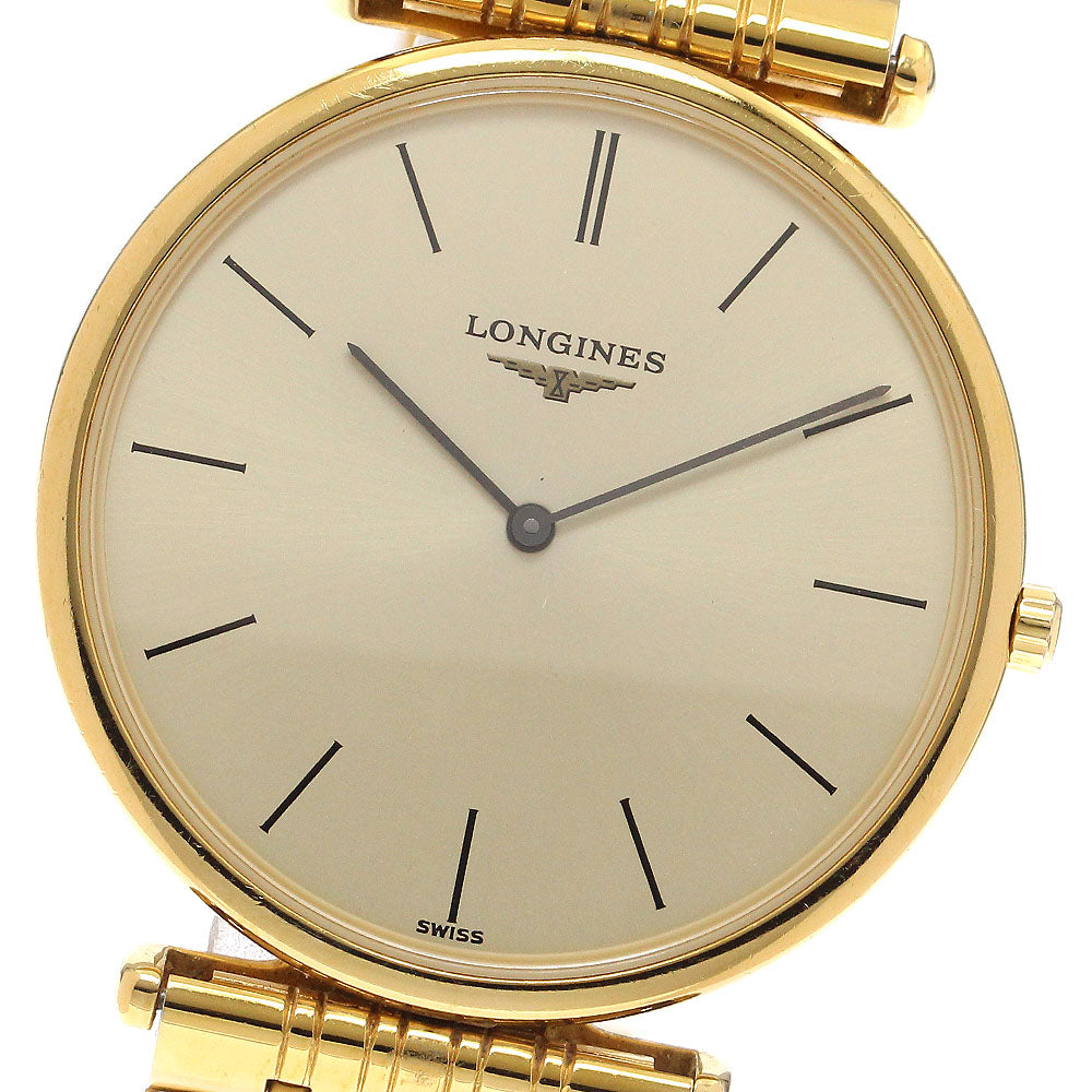 LONGINES Grand classic L4.635.2 gold Dial Quartz Men's Watch_905711