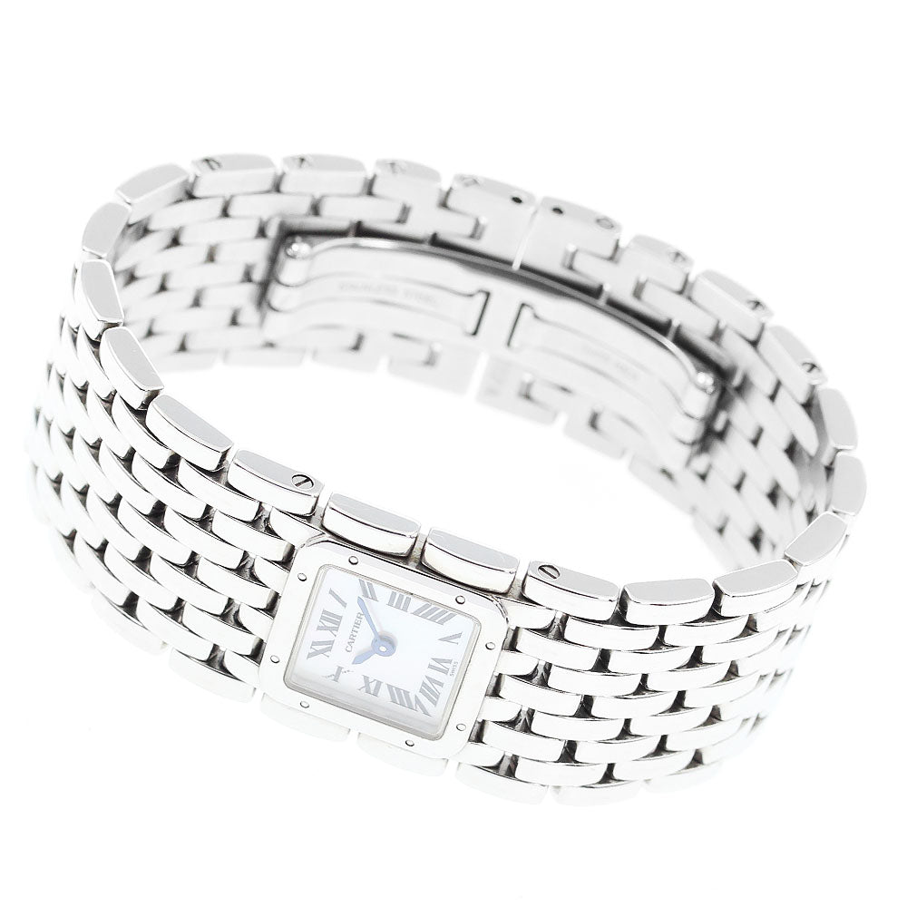 CARTIER PANTHERE Ribbon LM W61001T9 White shell dial White shell Dial Quartz Ladies Watch_905715