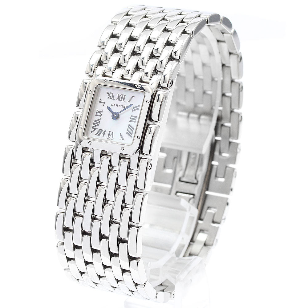 CARTIER PANTHERE Ribbon LM W61001T9 White shell dial White shell Dial Quartz Ladies Watch_905727