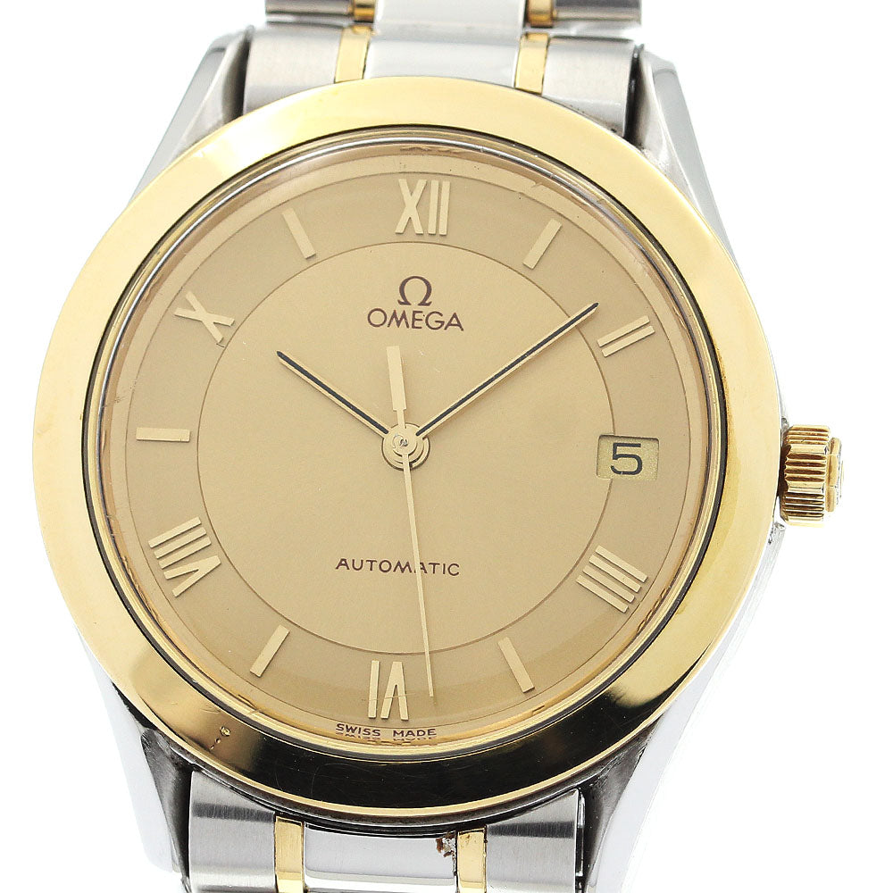 OMEGA Classic 3300.10 YG2 tone Gold Dial Automatic Men's Watch_905729