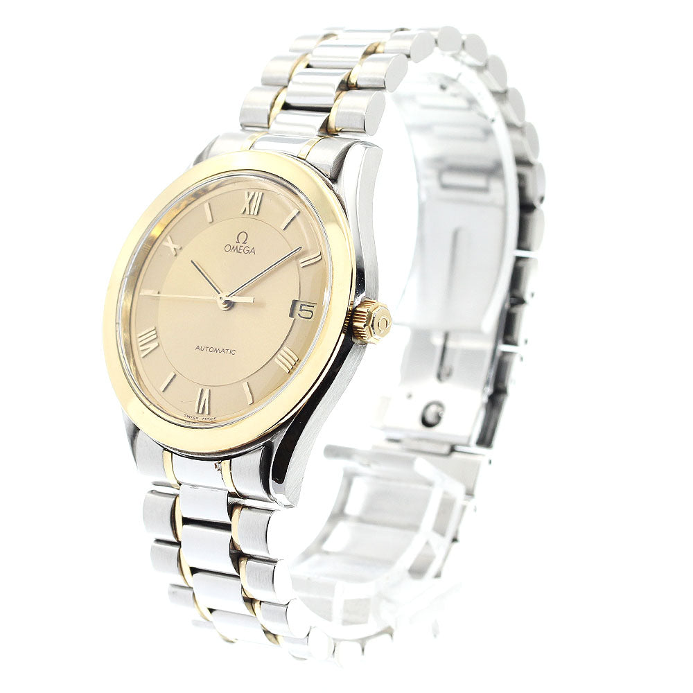OMEGA Classic 3300.10 YG2 tone Gold Dial Automatic Men's Watch_905729