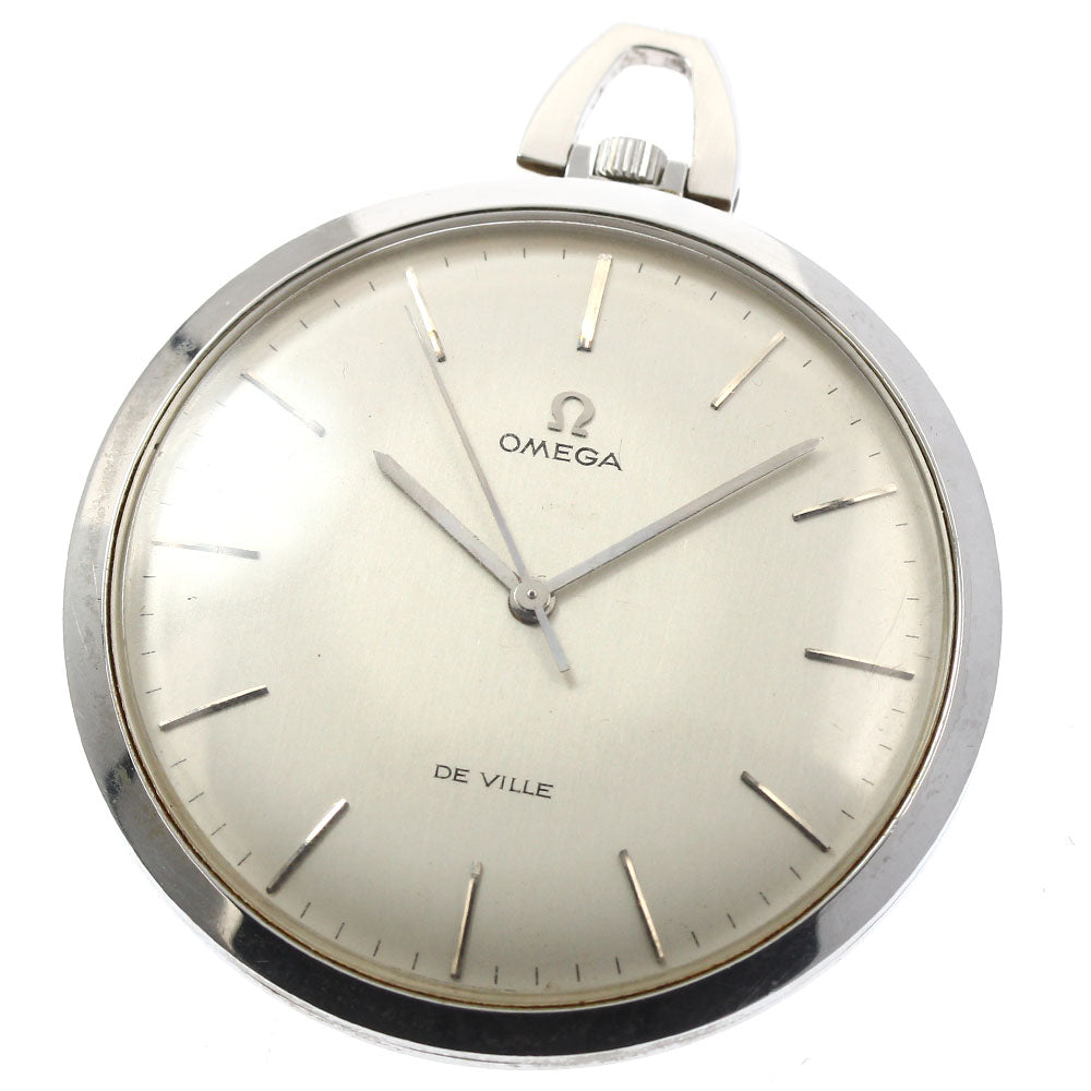 OMEGA De Ville 131.1714 Cal.601 Silver Dial Hand Winding Pocket watch_905734