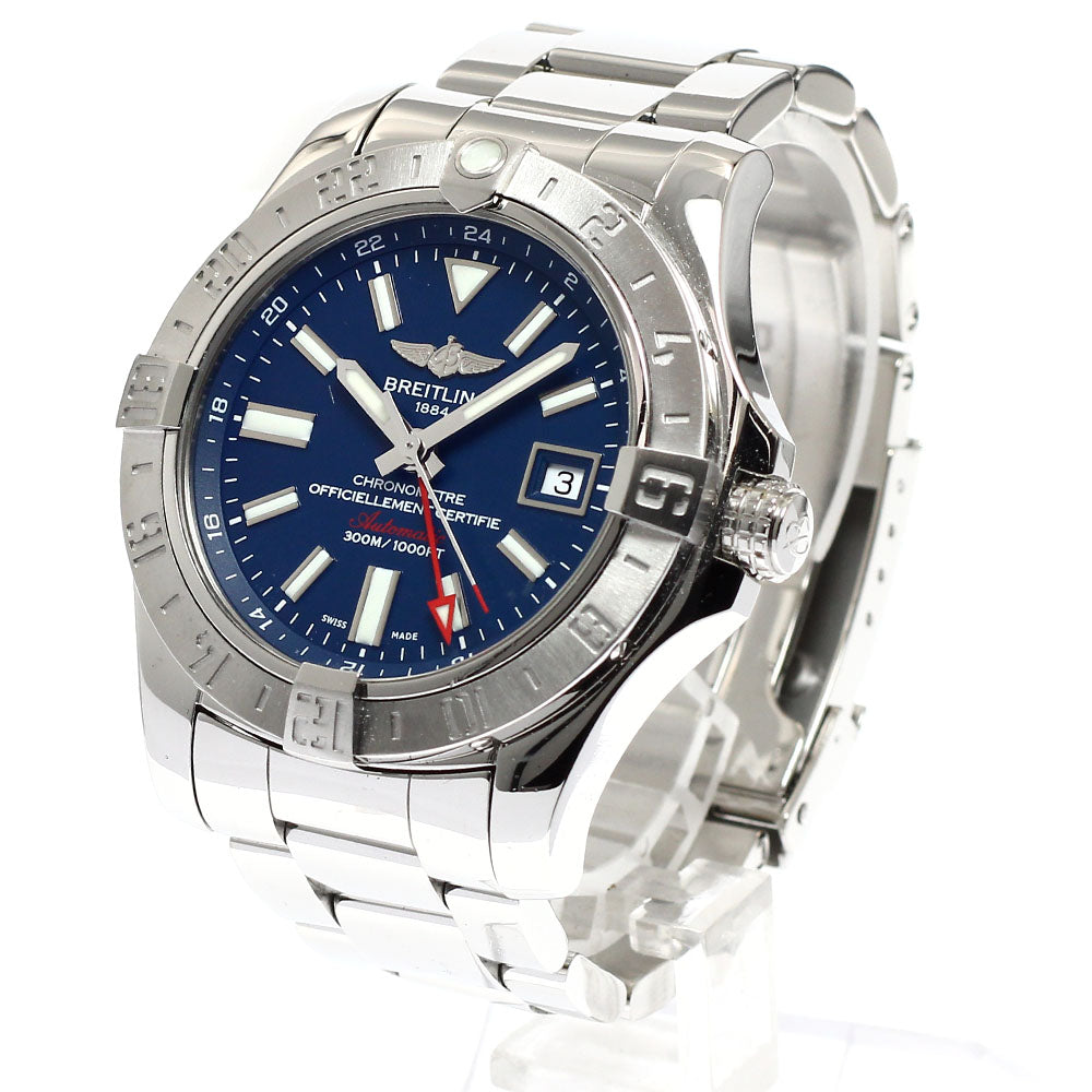 BREITLING Avenger II GMT A32390 Date Navy Dial Automatic Men's Watch_905755