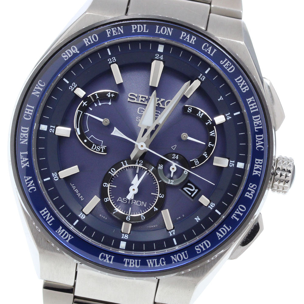 SEIKO Astron SBXB155/8X53-0AV0-2 Day date Solar Powered Radio Men's Watch_905762
