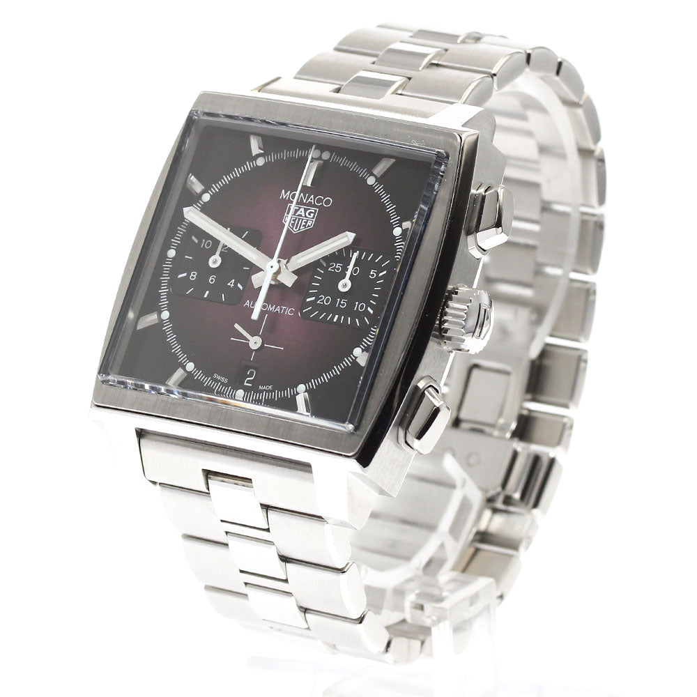 TAG HEUER Monaco Caliber Heuer 02 CBL2118 Purple Dial Auto Men's Watch_905772