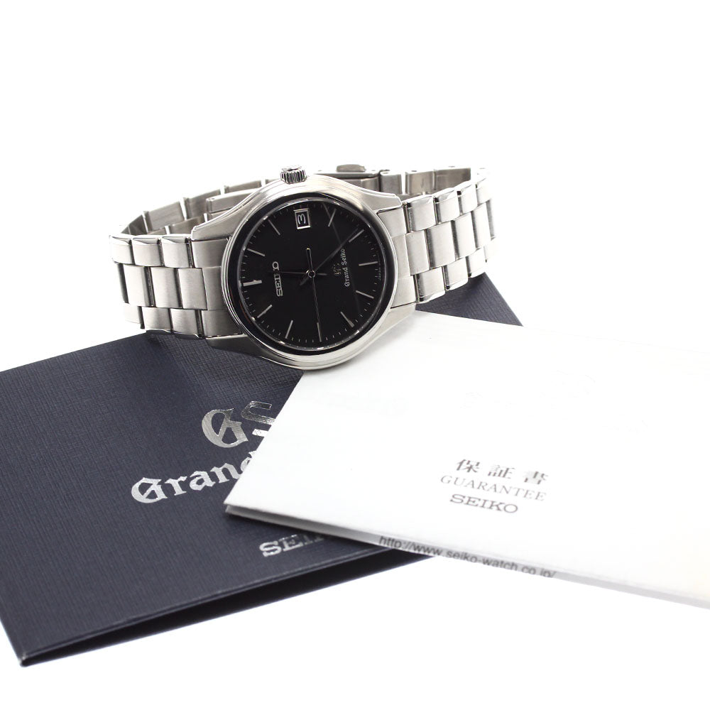 SEIKO Grand Seiko SBGX041/9F62-0A10 Date black Dial Quartz Men's Watch_905773
