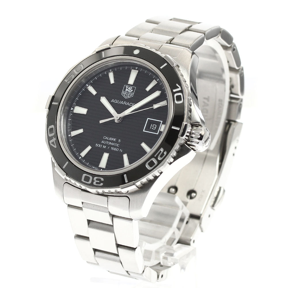 TAG HEUER Aqua Racer Caliber 5 WAK2110 Date black Dial Automatic Men's_905777