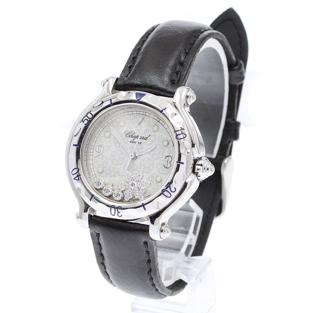 Chopard Happy sports 27/8949 snowflake diamond date Quartz Ladies Watch_905781