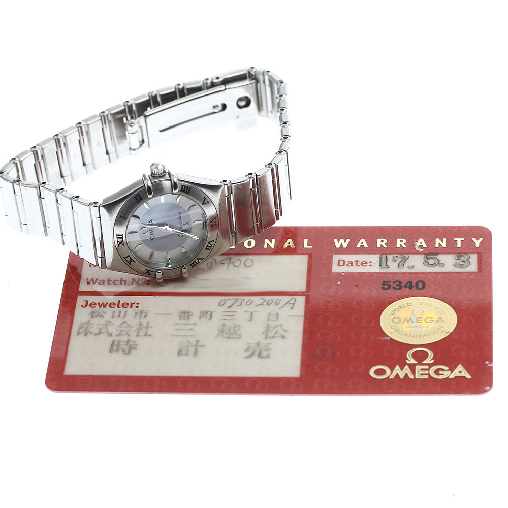 OMEGA Constellation 1562.84 Shell dial White / blue shell Dial Quartz Ladies Watch_905785