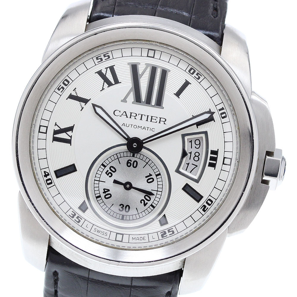 CARTIER Calibur de Cartier W7100037 Date Silver Dial Automatic Men's Watch_905786