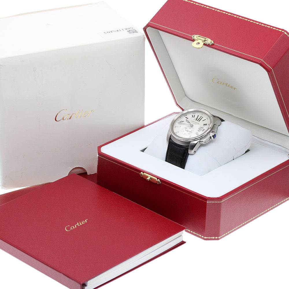 CARTIER Calibur de Cartier W7100037 Date Silver Dial Automatic Men's Watch_905786