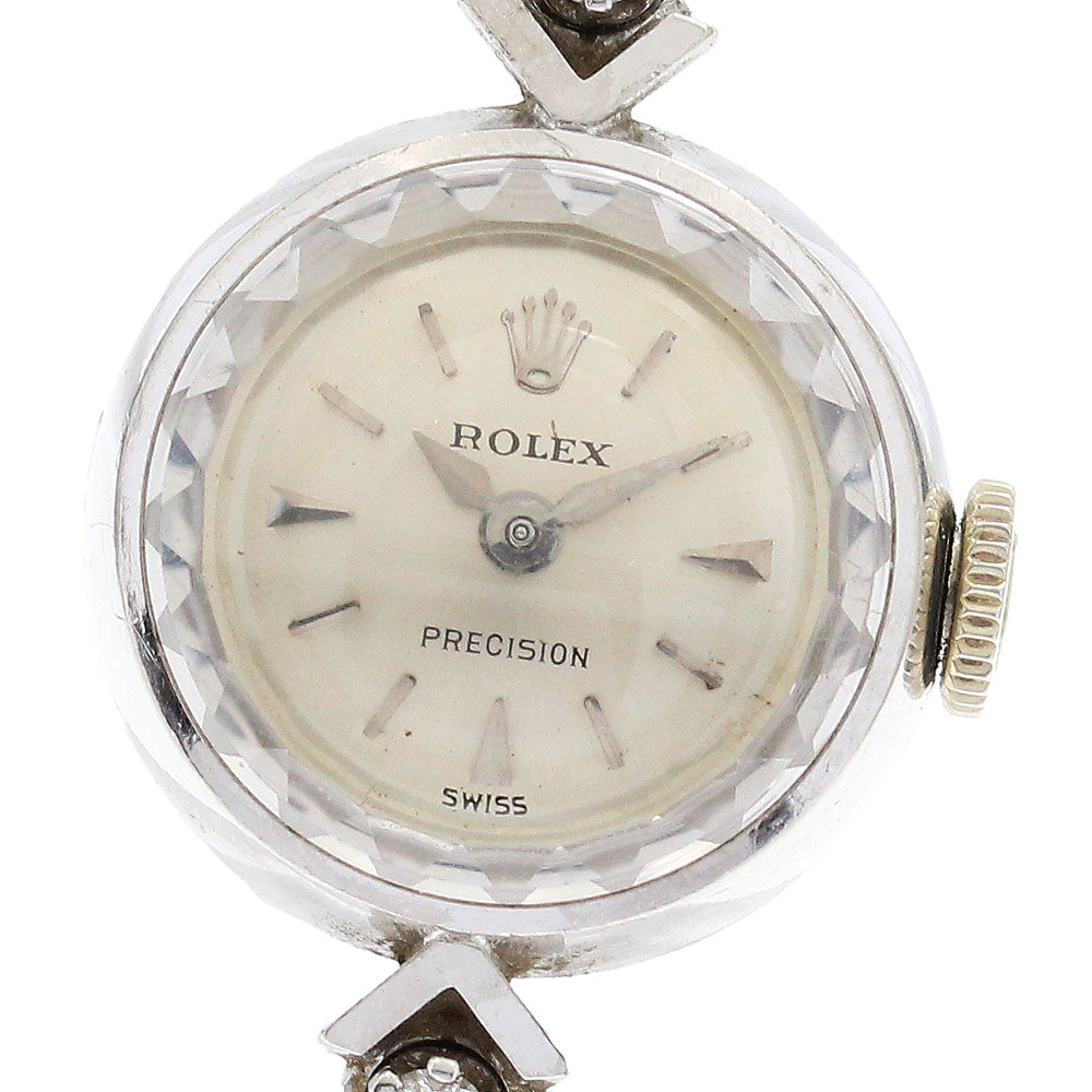 ROLEX Precision Cal.1401 Silver Dial Hand Winding Ladies Watch_905795
