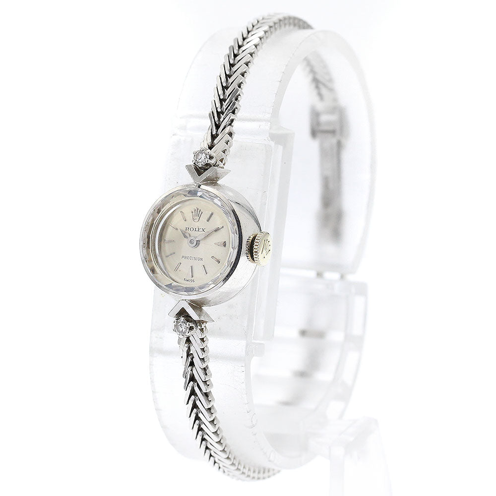 ROLEX Precision Cal.1401 Silver Dial Hand Winding Ladies Watch_905795