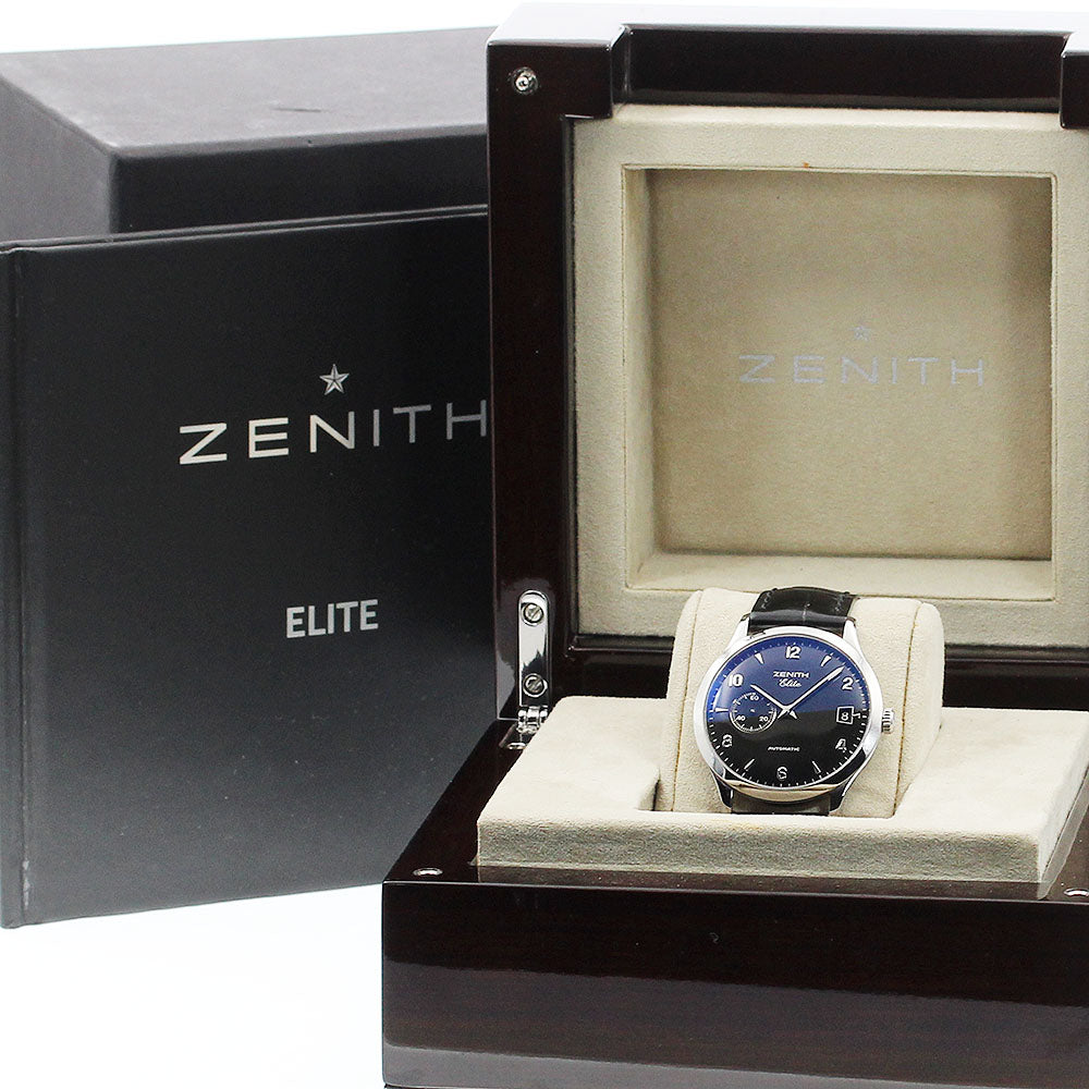 ZENITH Class elite 01/02.1125.680 Date Small Second black Dial Automatic Men's Watch_905796