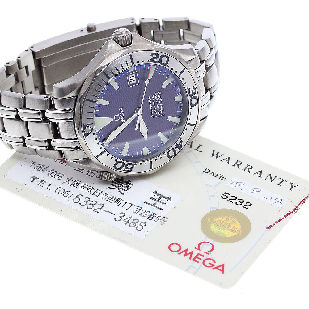 OMEGA Seamaster300 2231.80 Date blue Dial Automatic Men's Watch_905800