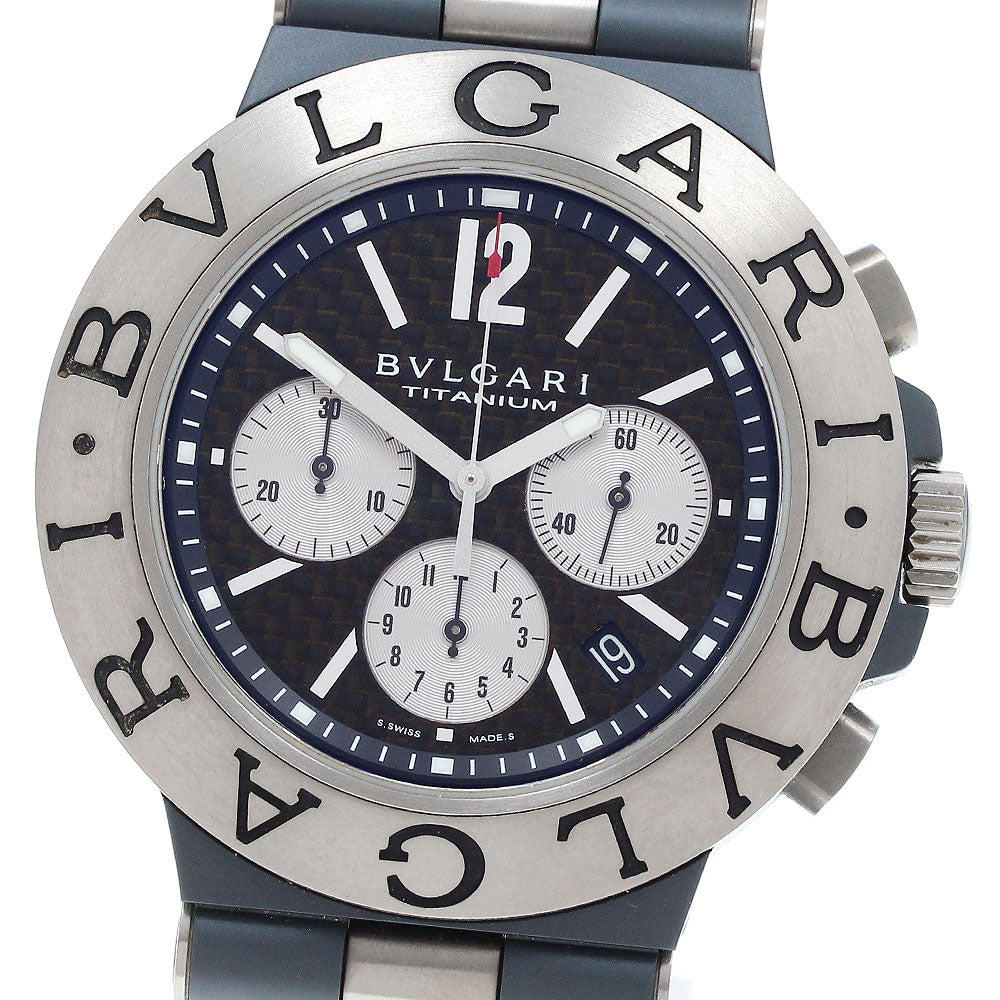 BVLGARI Diagono Titanium TI44TACH Chronograph Automatic Men's Watch_905811