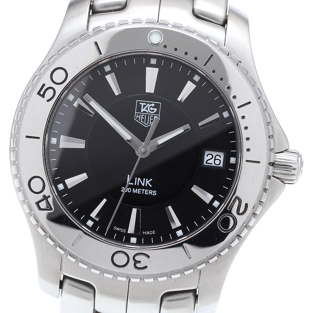 TAG HEUER Link WJ1110-0 Date Black Dial Quartz Men's Watch_905822