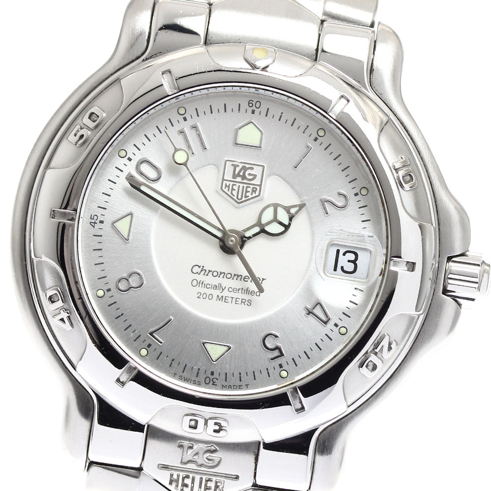 TAG HEUER 6000 series WH5111.BA0675 Date Silver Dial Automatic Men's_905823