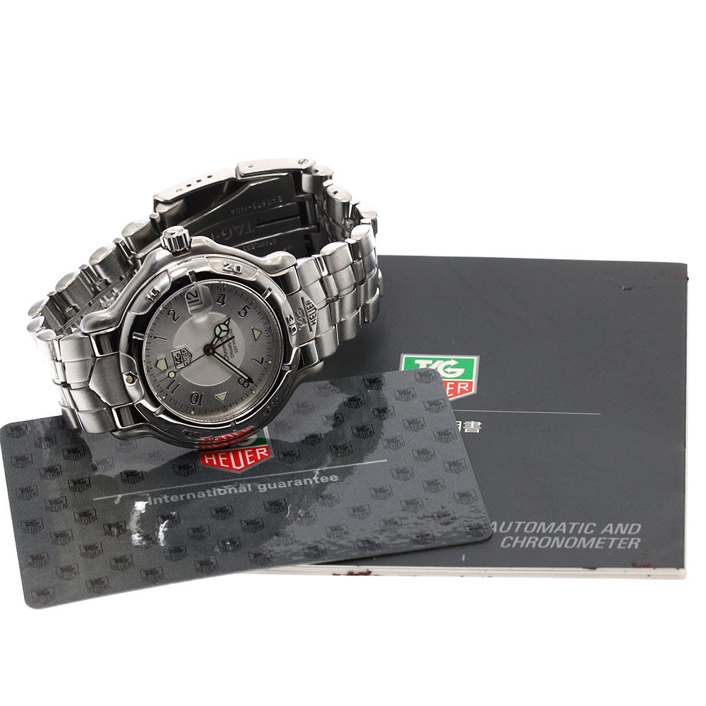 TAG HEUER 6000 series WH5111.BA0675 Date Silver Dial Automatic Men's_905823