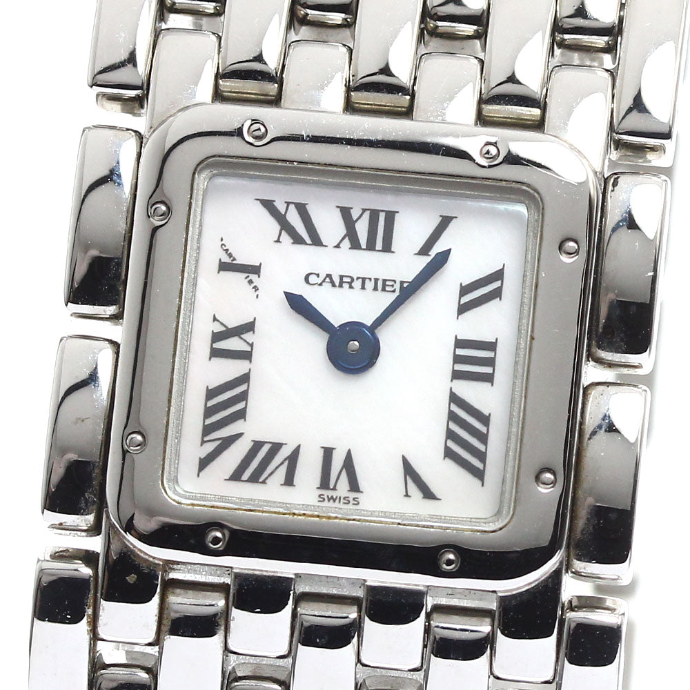 CARTIER PANTHERE Ribbon LM W61001T9 White shell dial White shell Dial Quartz Ladies Watch_905840