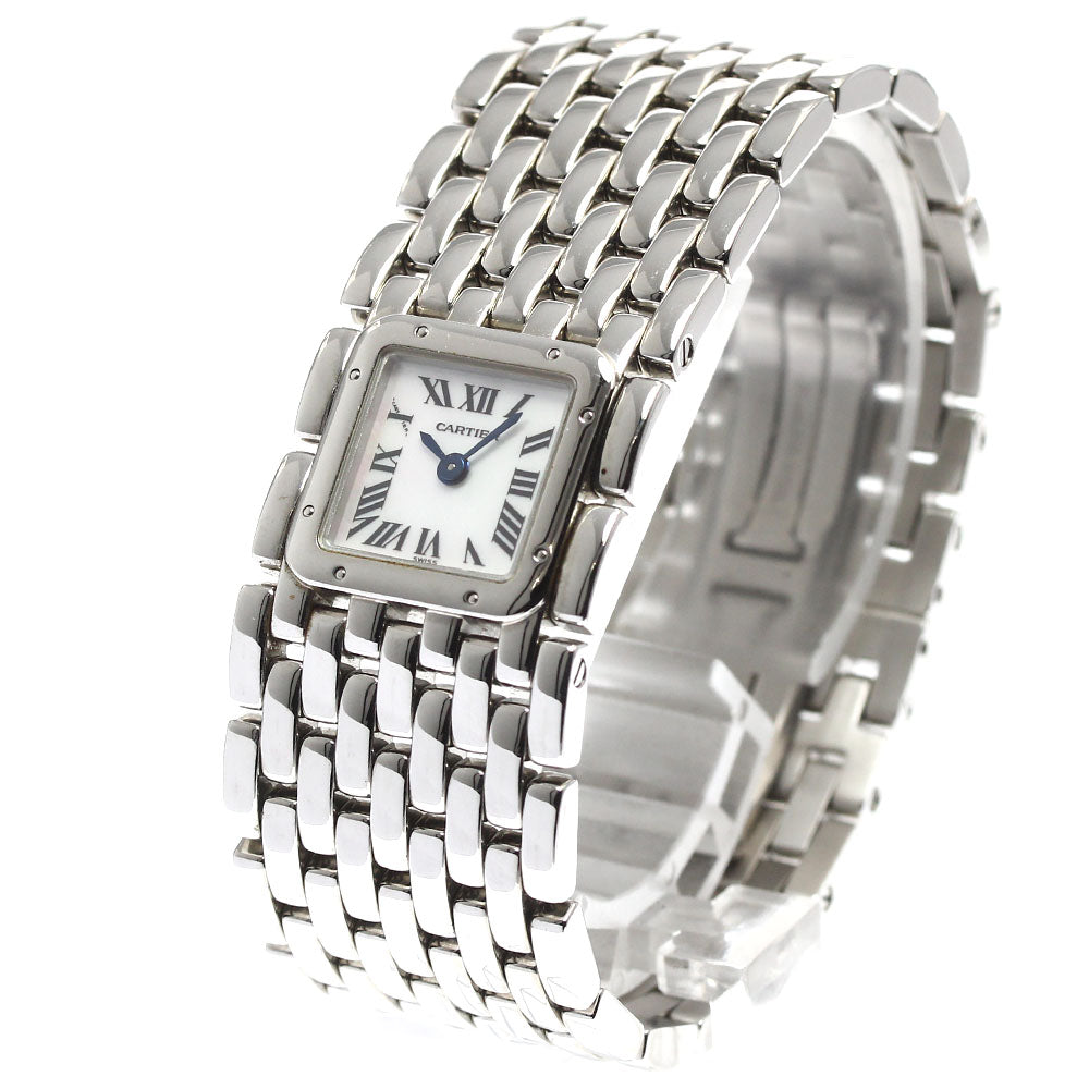 CARTIER PANTHERE Ribbon LM W61001T9 White shell dial White shell Dial Quartz Ladies Watch_905840