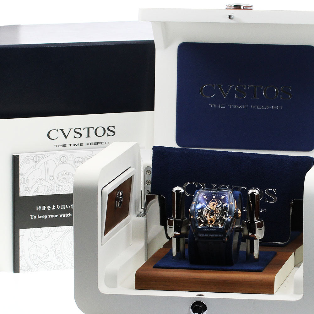 CVSTOS Challenge Sealiner 2 CVT-SEA2-CP5N BLST skeleton Dial Automatic Men's Watch_905849