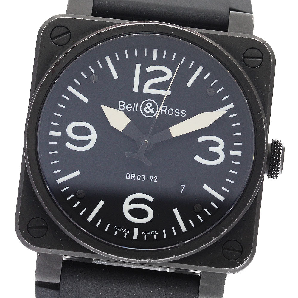 Bell＆Ross BR 03-92 Black Matte BR0392-BL-CE/SRB Automatic Men's Watch_905860