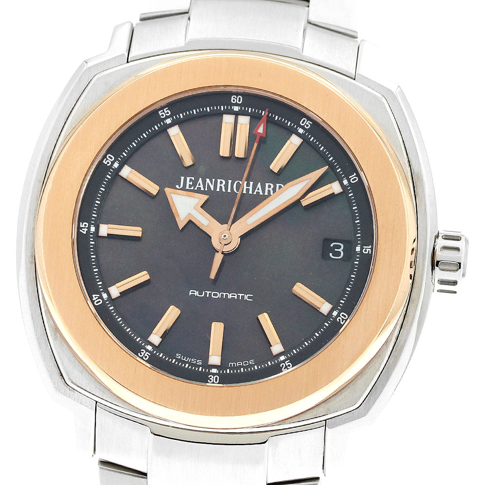 JEANRICHARD Terascope 60510 Date Black shell Dial Automatic Men's Watch_905874