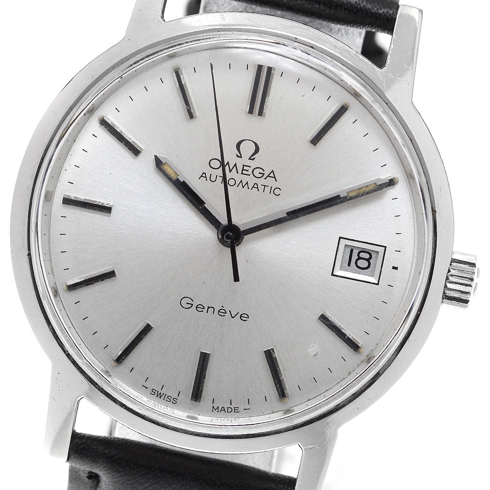 OMEGA Geneve 166 0163 Date Cal.1012 Silver Dial Automatic Men's Watch_905895