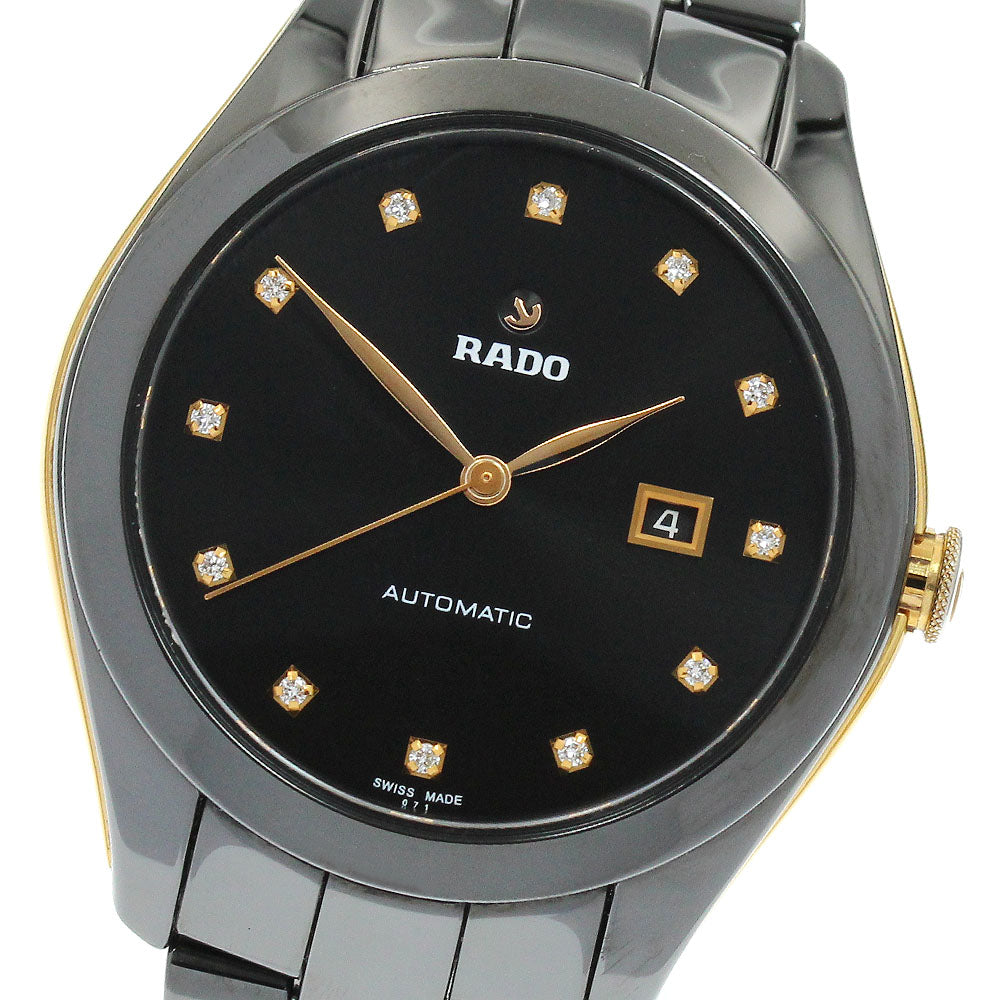 RADO Hyper chrome R32255712 12P diamond black Dial Automatic Ladies Watch_905912