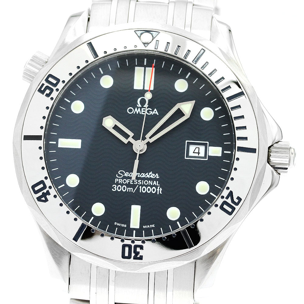 OMEGA Seamaster300 Professional 2542.80 Date Navy Dial Quartz Men's Watch_905927