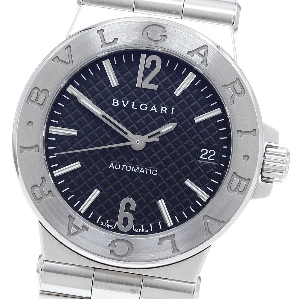BVLGARI Diagono DG35S Date black Dial Automatic Men's Watch_905934