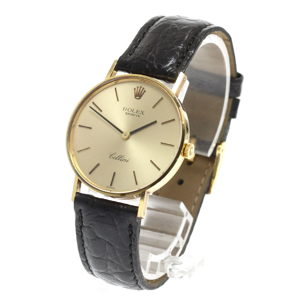 ROLEX Cellini 3833 K18YG Cal.1600 gold Dial Hand Winding Men's Watch_905953