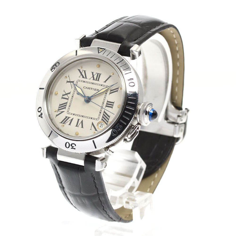 CARTIER Pasha C W3100255 Date beige Dial Automatic Men's Watch_905975