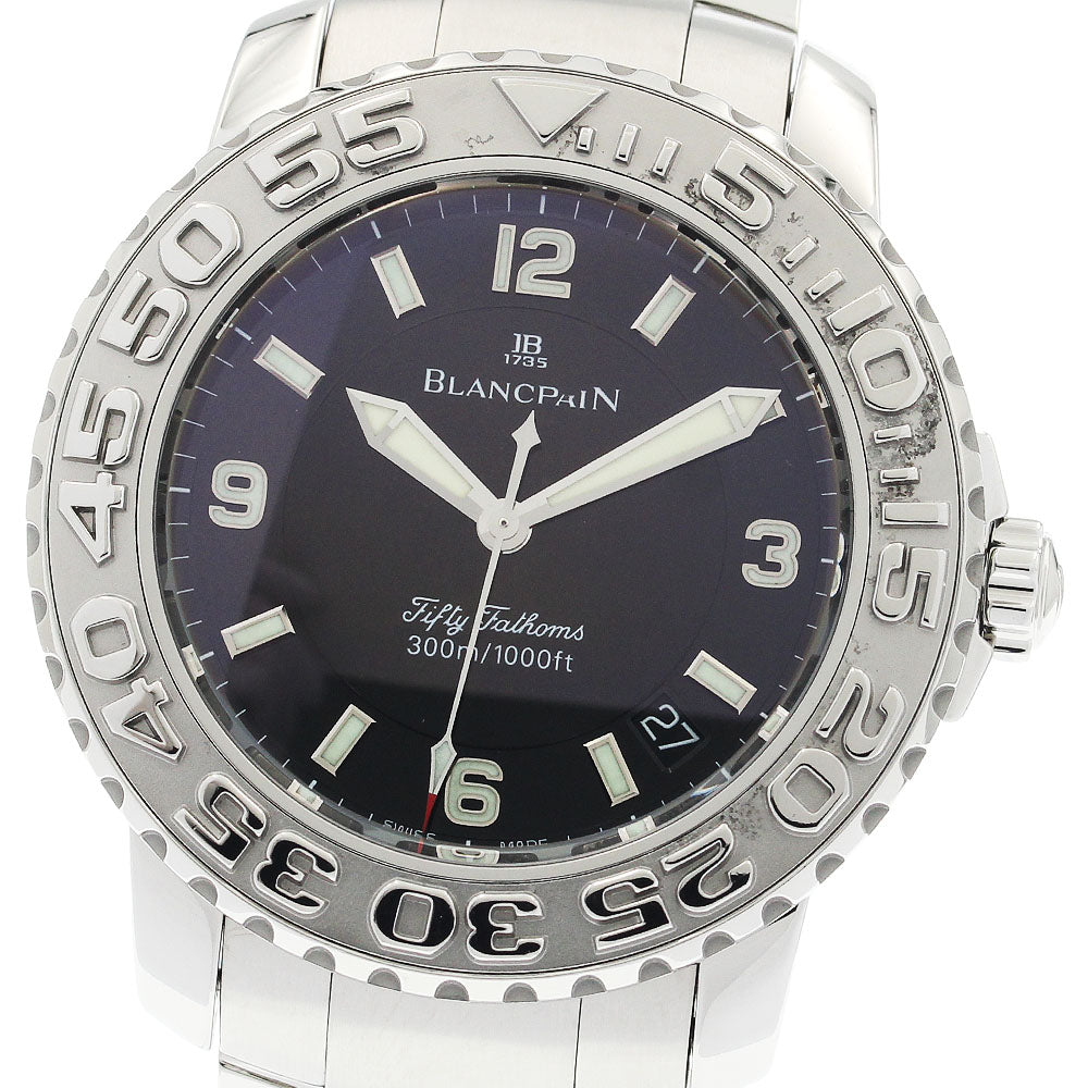 Blancpain Fifty Fathoms 2200-1130-71 Date black Dial Automatic Men's_905980